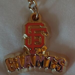 San Francisco Giants Gold and Orange Keychain Fob